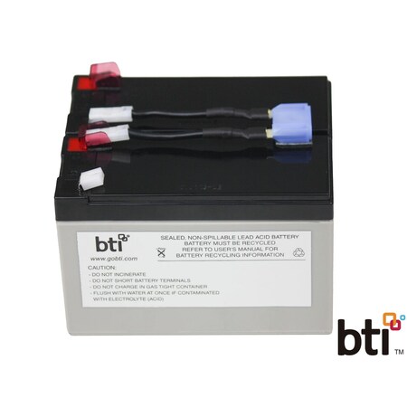 Battery Technology BTI UPS Replacement Battery Cartridge No 9 - 12 V DC - Lead Acid RBC9-SLA9-BTI
